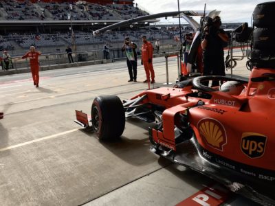 F1 | Austin: 2019, Sebastian Vettel al box